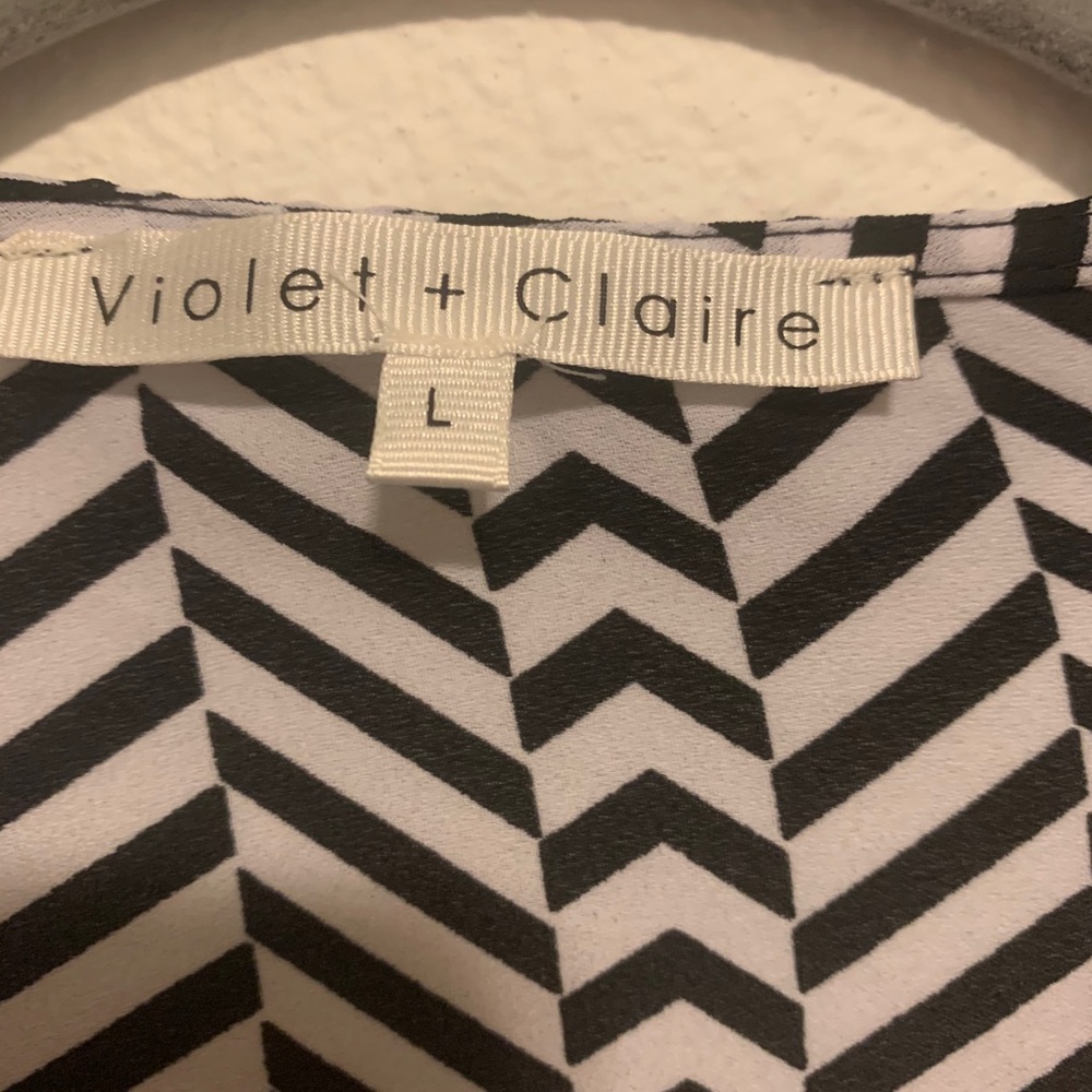 Chevron Pattern Blouse - Picture 4 of 5
